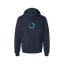 Visualize. Actualize. Repeat. Midnight Sponge Fleece Hoodie thumbnail 2