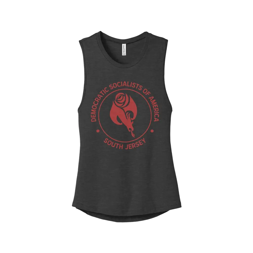 SJDSA Logo (Red) Women's Jersey Muscle Tank