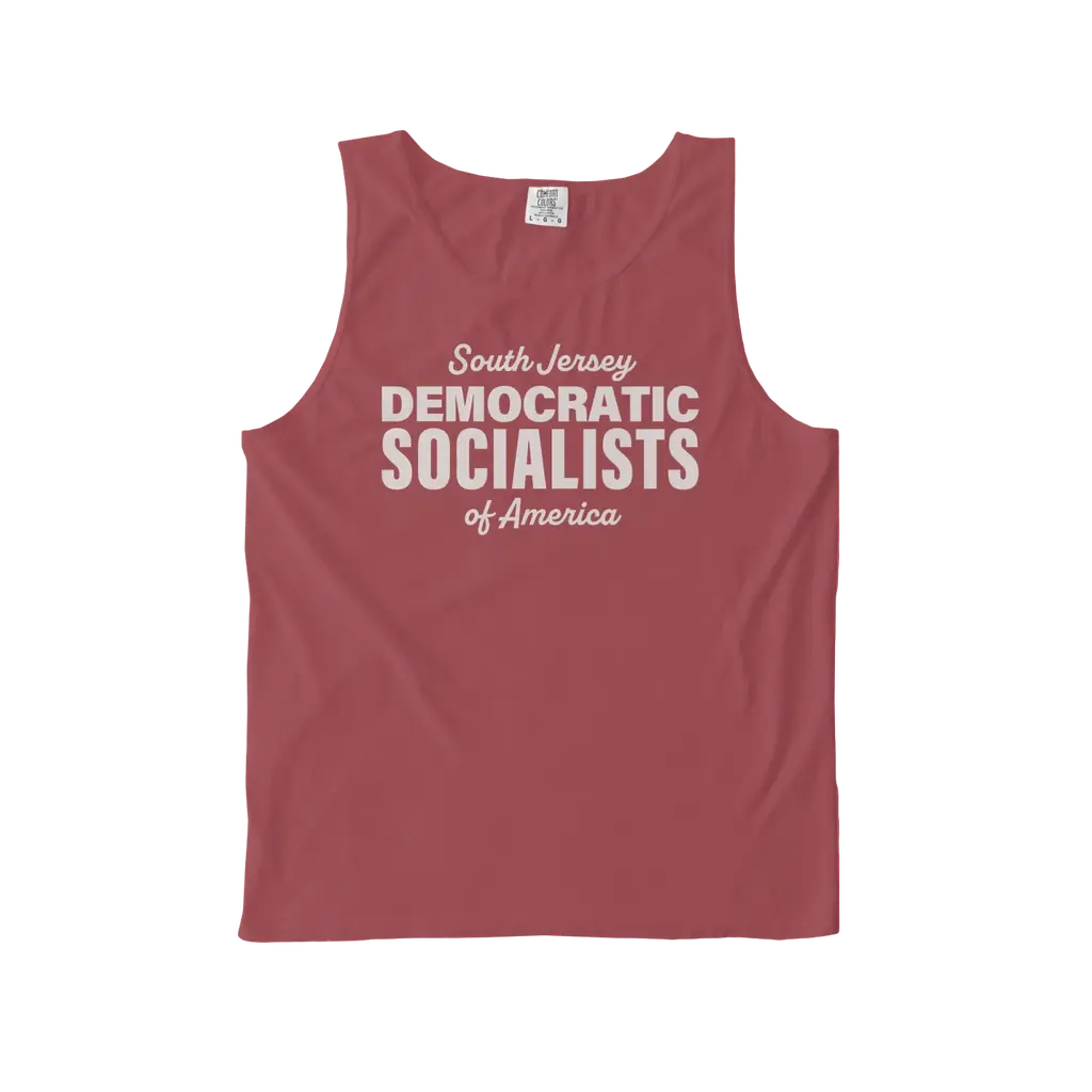 SJDSA Word Logo (White) Heavyweight Tank Top