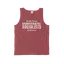 SJDSA Word Logo (White) Heavyweight Tank Top thumbnail 1