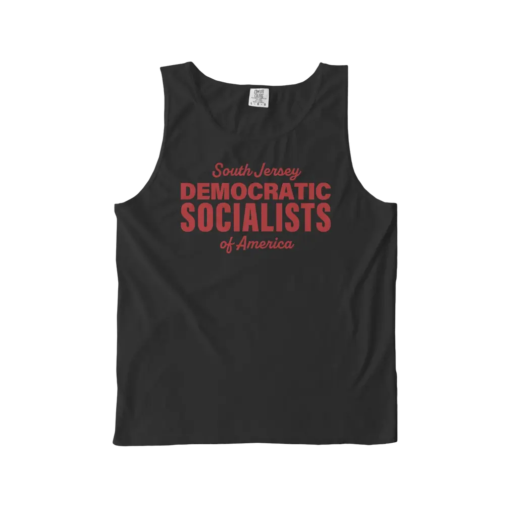 SJDSA Word Logo (Red) Heavyweight Tank Top