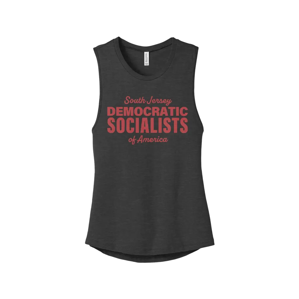 SJDSA Word Logo (Red) Women's Jersey Muscle Tank Top