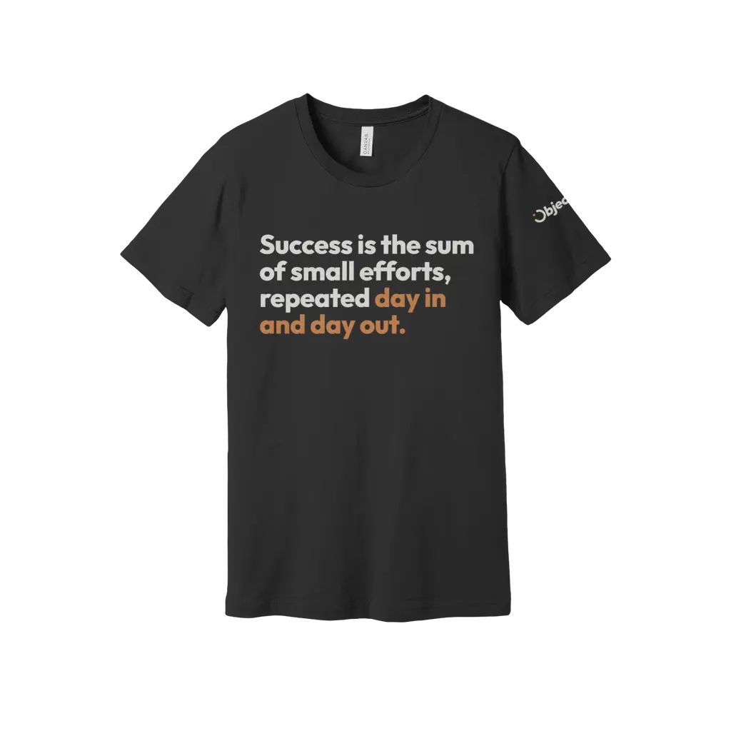 Collier Quote Tee — Black