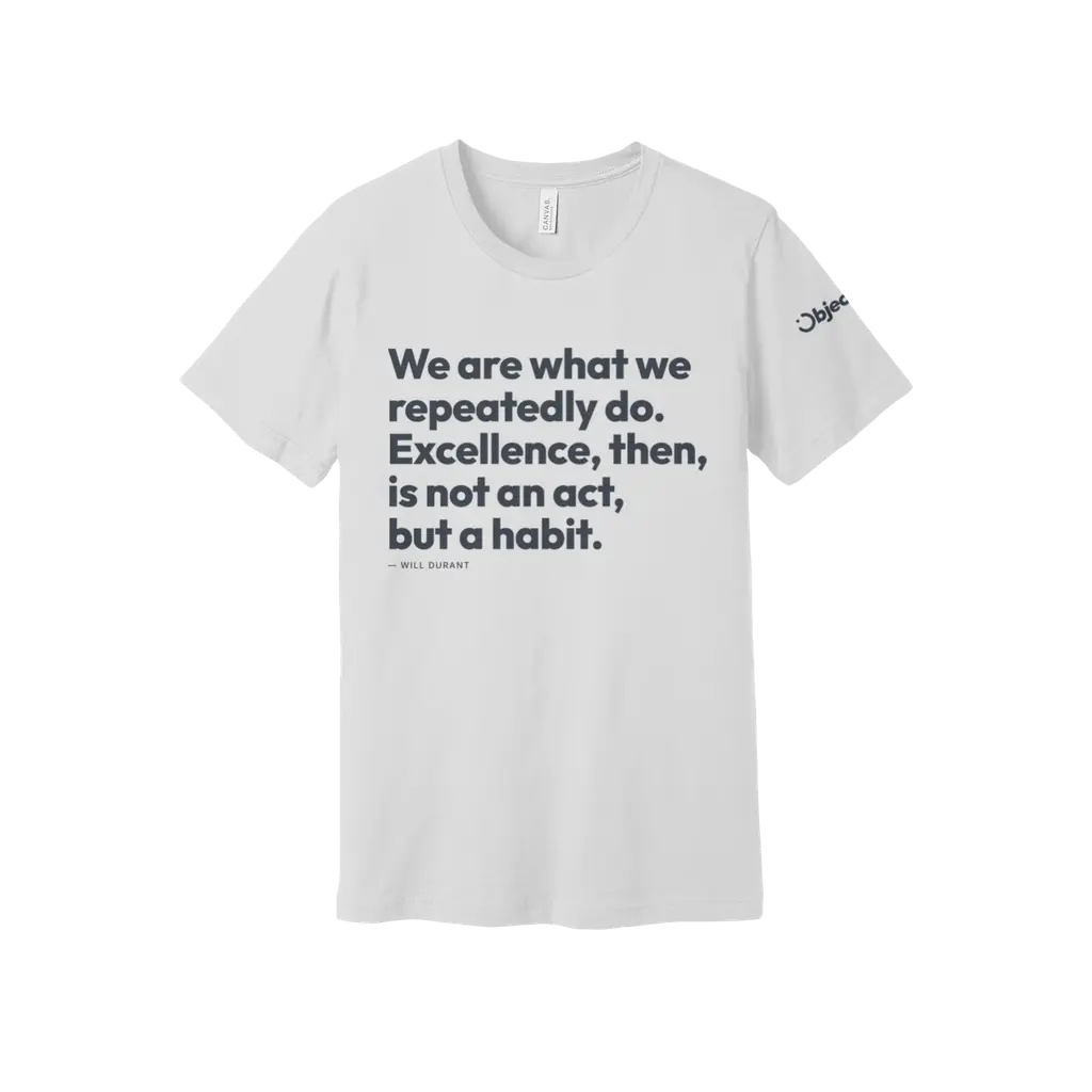 Durant Quote Tee — White