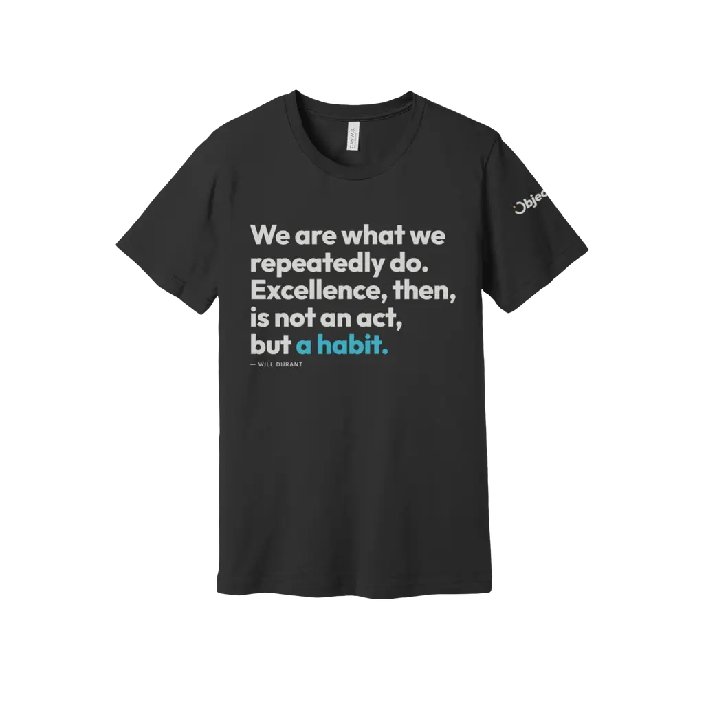 Durant Quote Tee — Black
