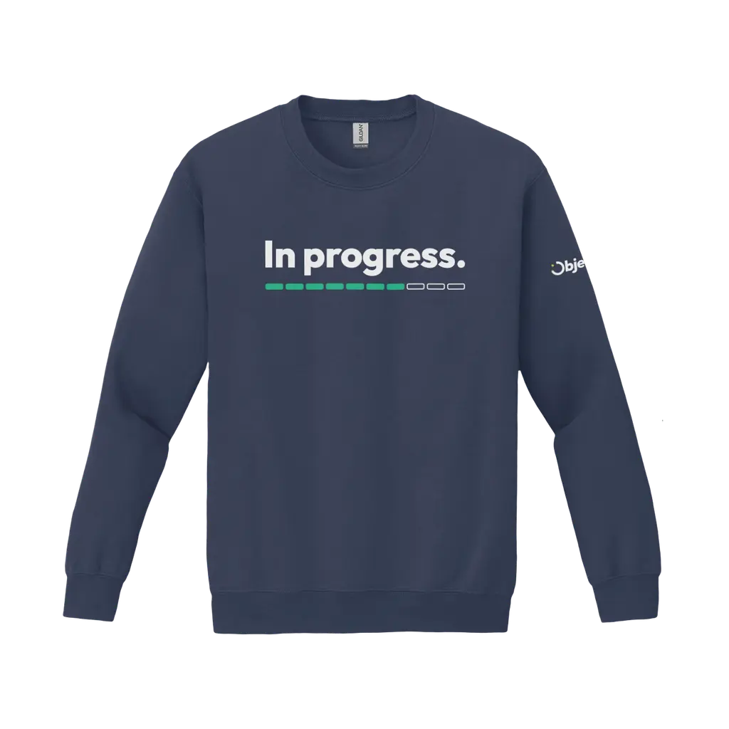 In progress. Crewneck — Navy