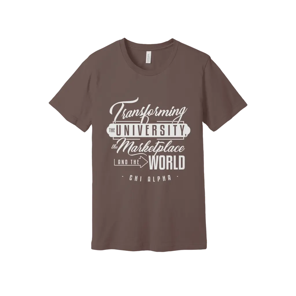 Transforming the University - White Premium Cotton Tee