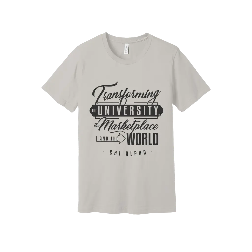 Transforming the University - Black Premium Cotton Tee