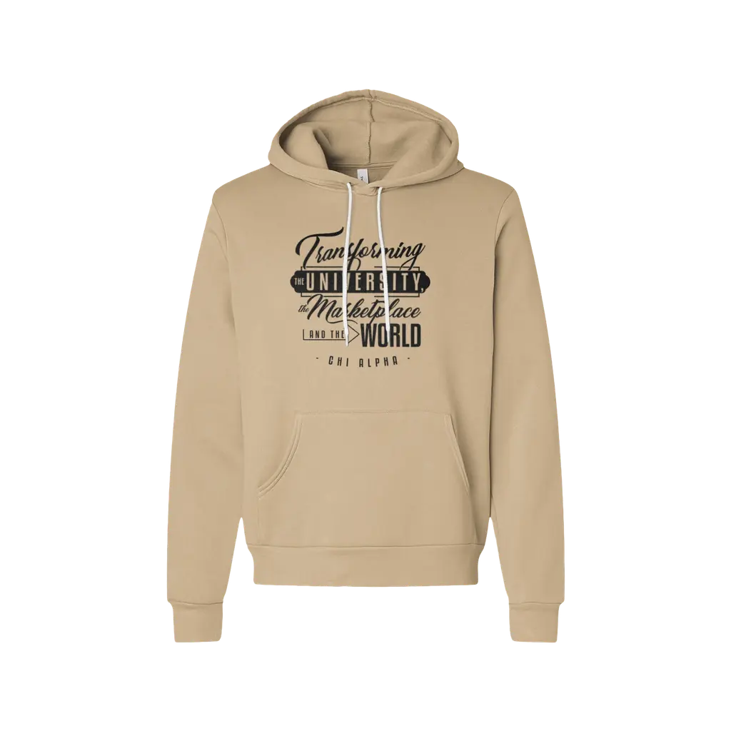 Transforming the University - Black Sponge Fleece Hoodie