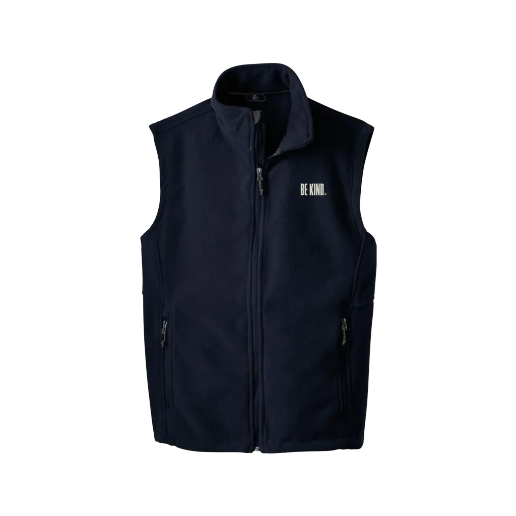 Colorful Be Kind Fleece Vest