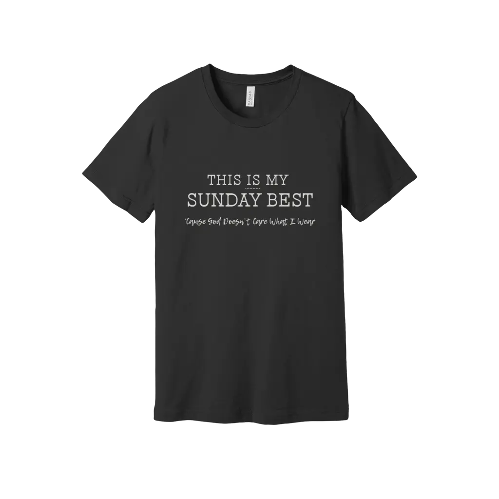 Sunday Best - White Premium Cotton Tee
