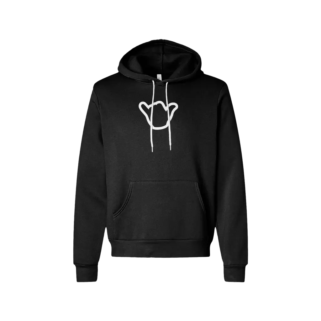 Project Shaka (White Print) Sponge Fleece Hoodie