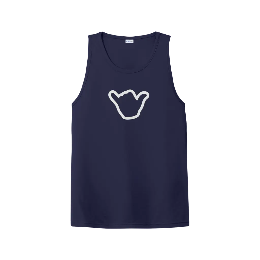 Project Shaka (White Print) Performance Tank