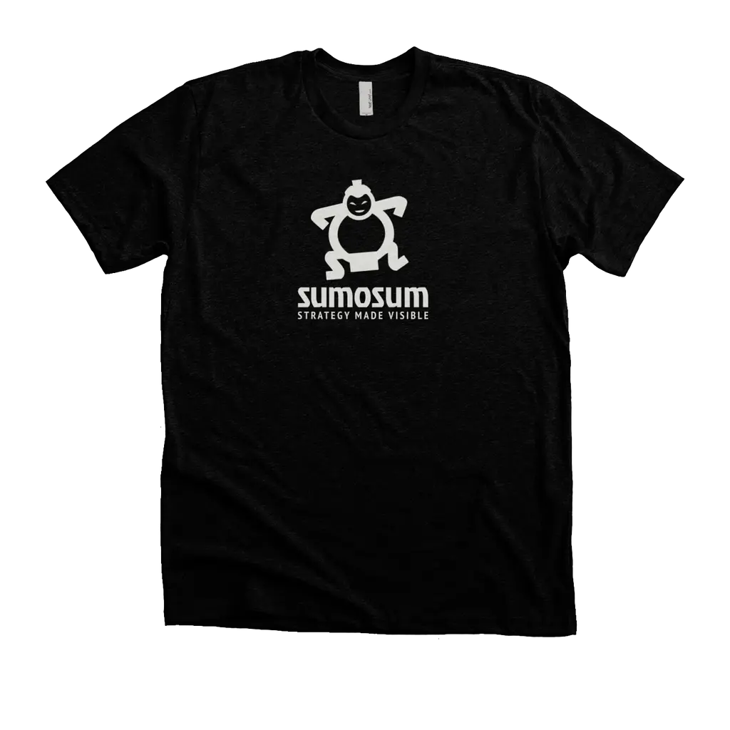 SumoSum (White Print) Ringspun Tee