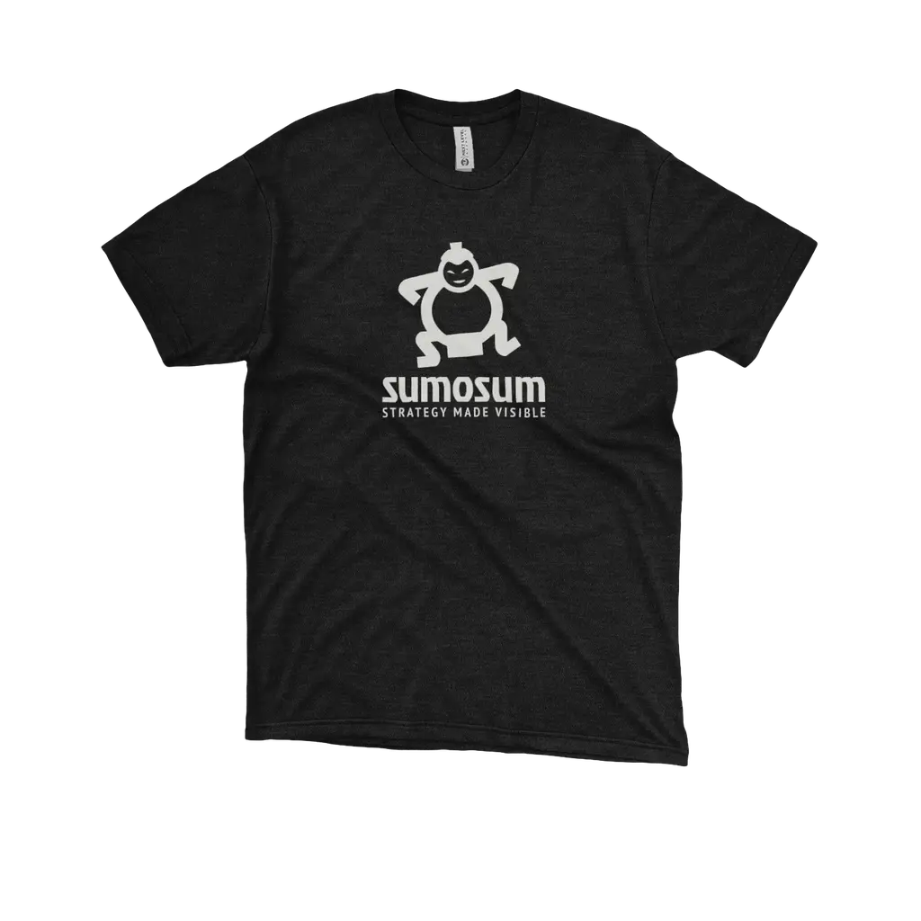 SumoSum (White Print) Triblend Tee