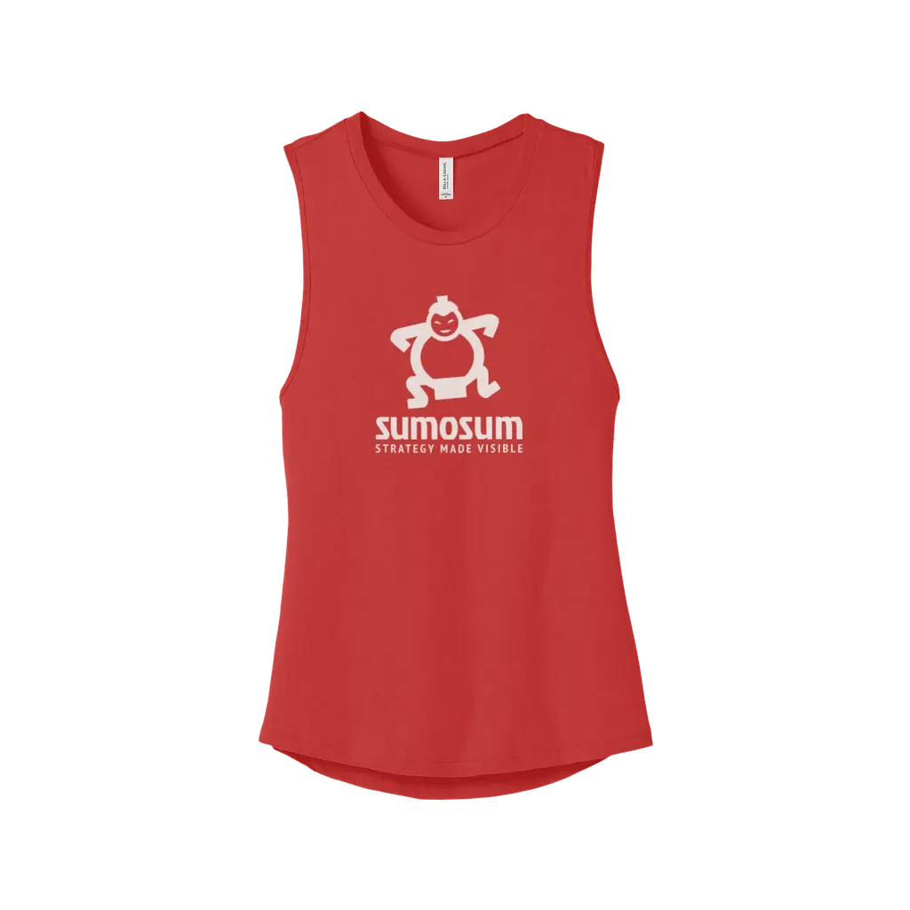 SumoSum (White Print) Women's Tank