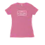 Shaka Plates (White Print) Women's Fitted Tee thumbnail 1