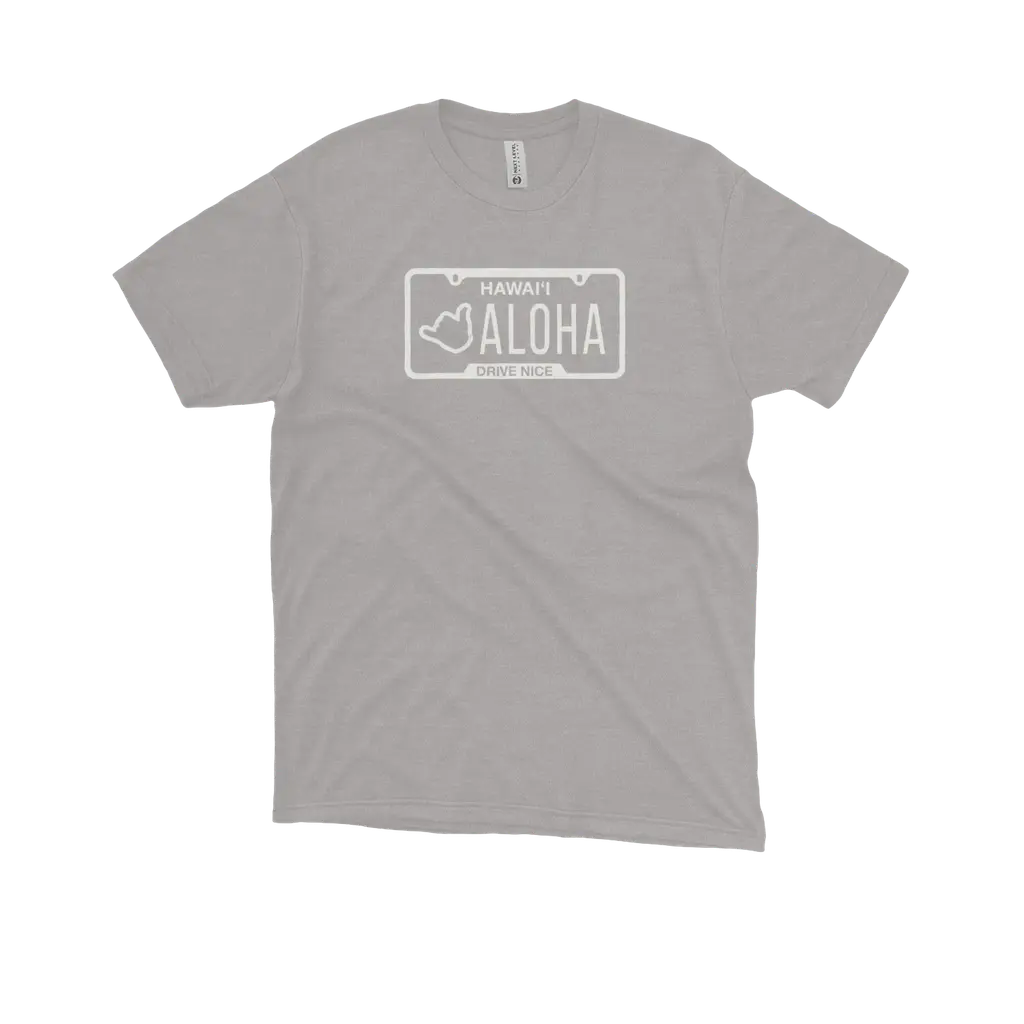 Shaka Plates (White Print) Triblend Tee