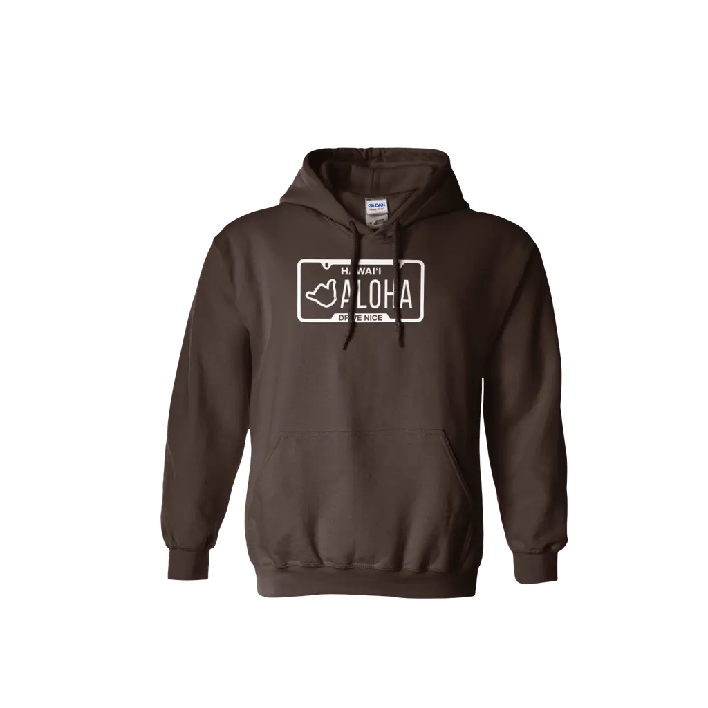 Shaka Plates (White Print) Hoodie