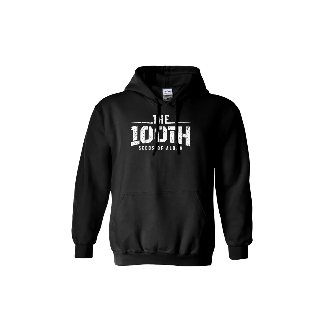100TH Film (White Print) Hoodie