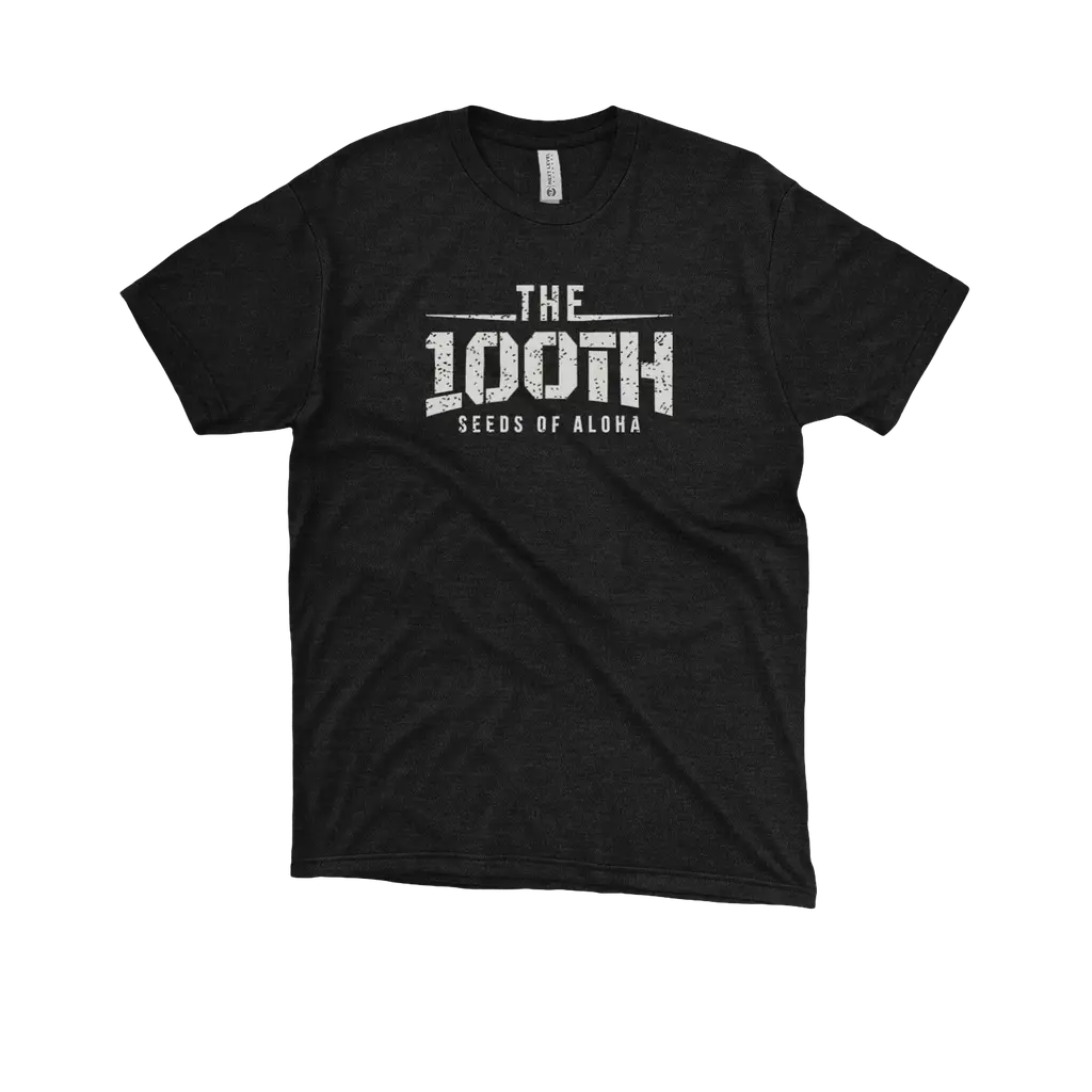 100TH Film (White Print) Triblend Tee