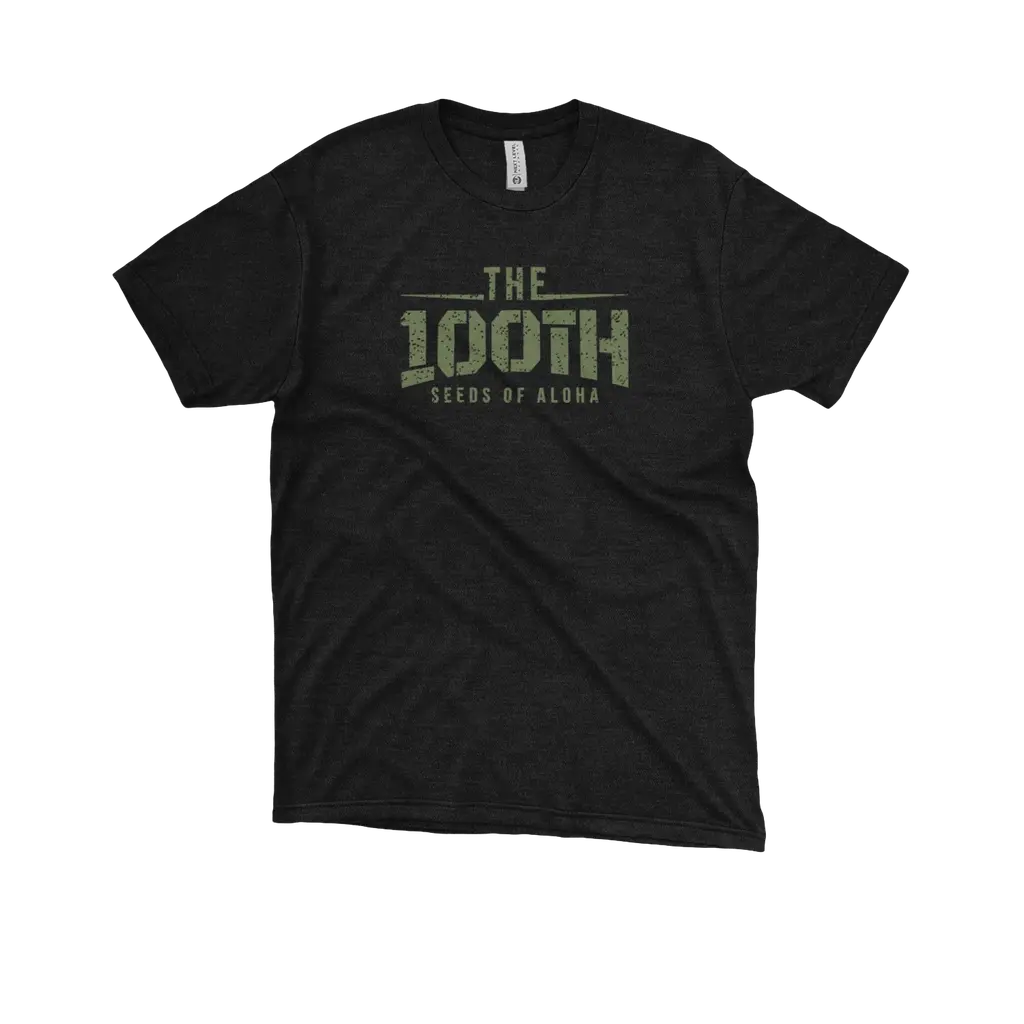 100th Film (Olive Print) Triblend Tee