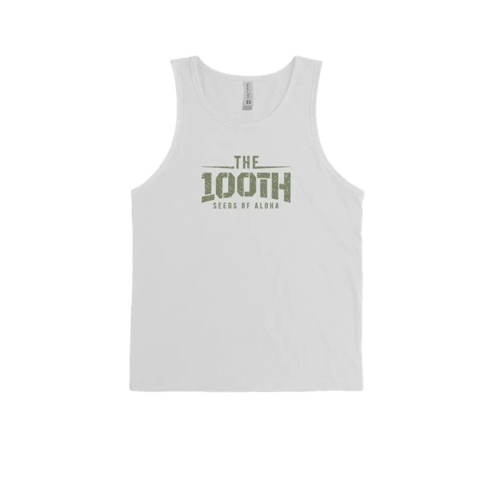 100th Film (Olive Print) Ringspun Tank