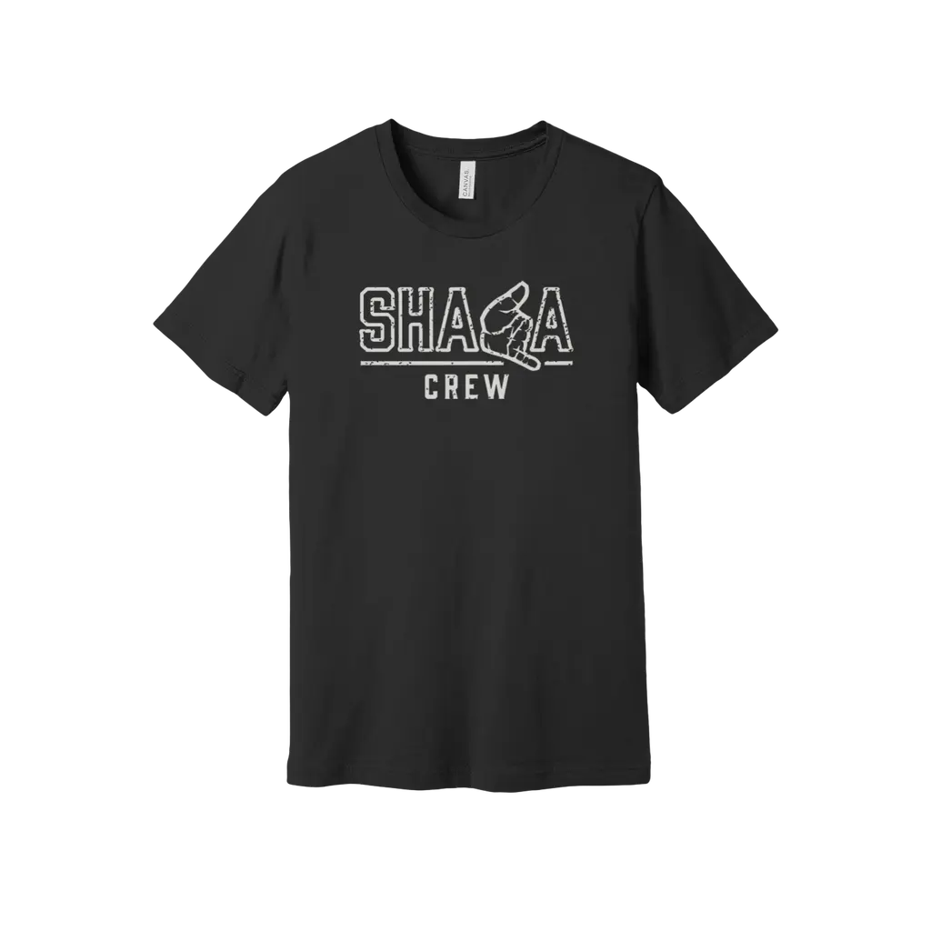 Shaka Crew (White Print) Premium Cotton Tee