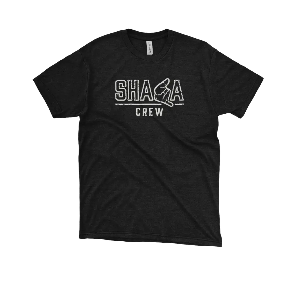 Shaka Crew (White Print) Triblend Tee