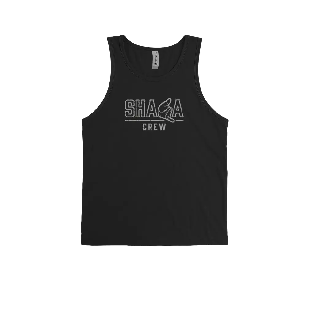Shaka Crew (Grey Print) Ringspun Tank