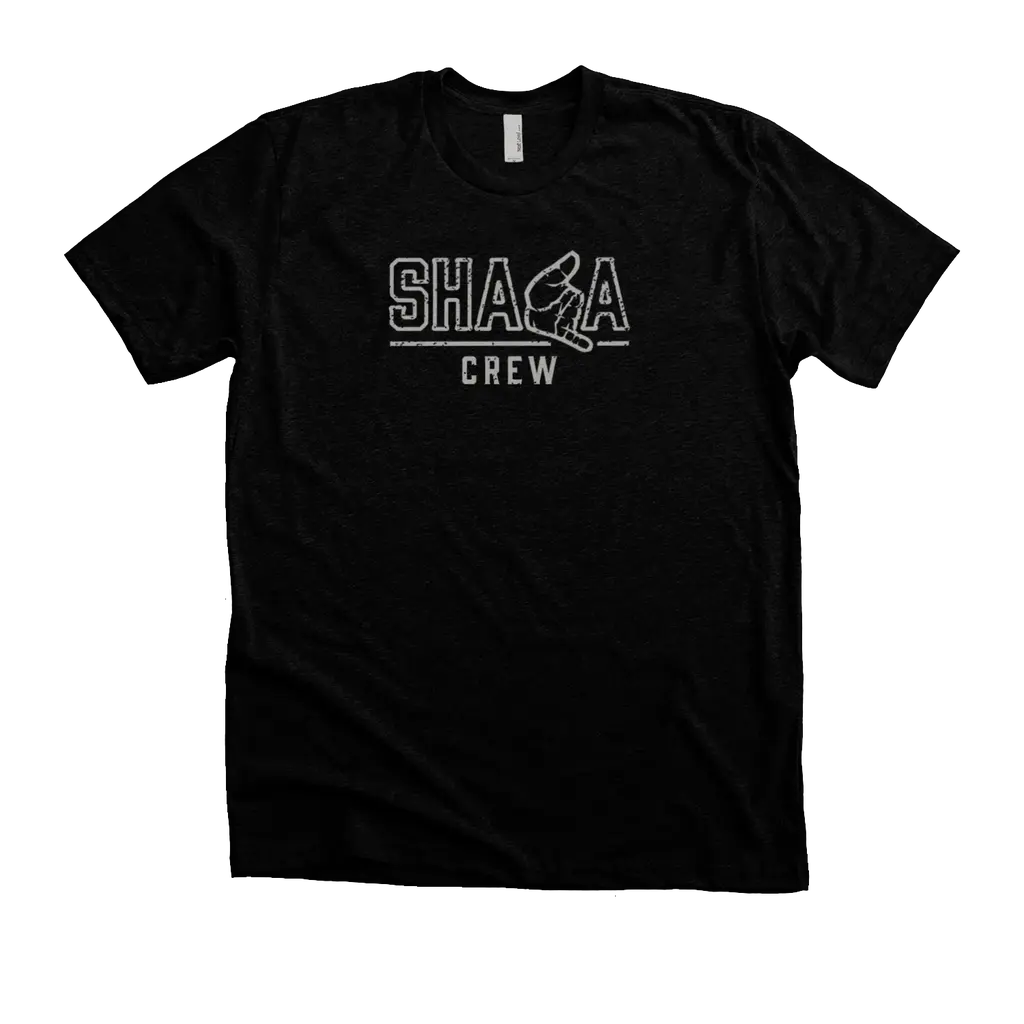 Shaka Crew (Grey Print) Ringspun Tee