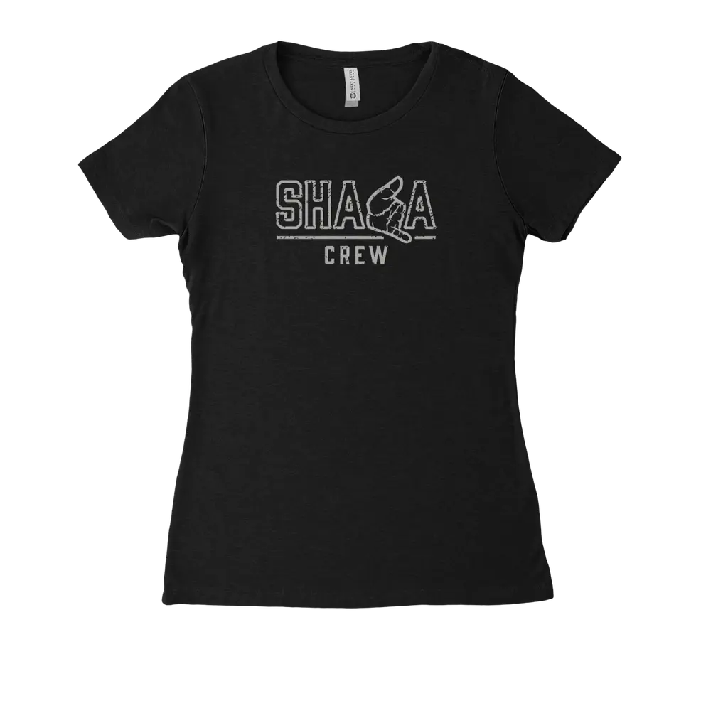 Shaka Crew (Grey Print) Women's Fitted Tee