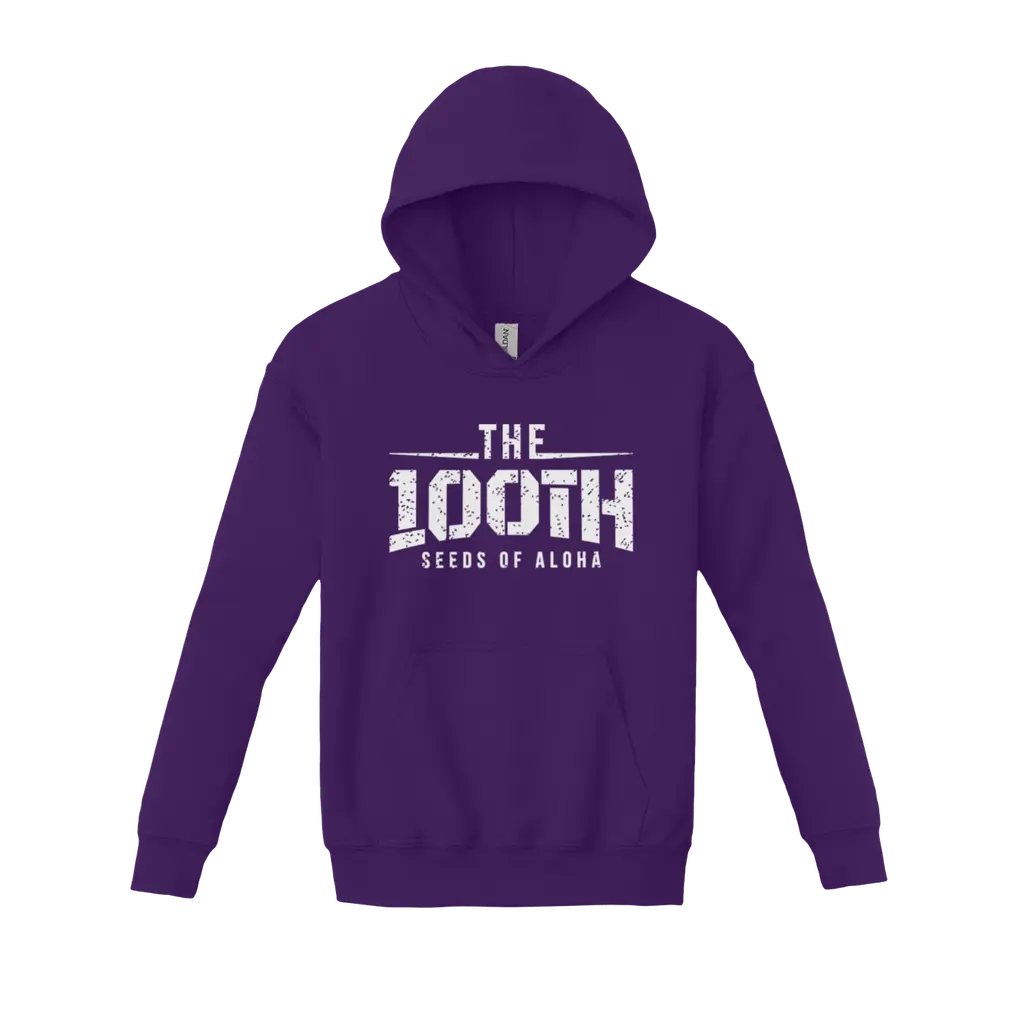 100TH Film (White Print) Youth Hoodie