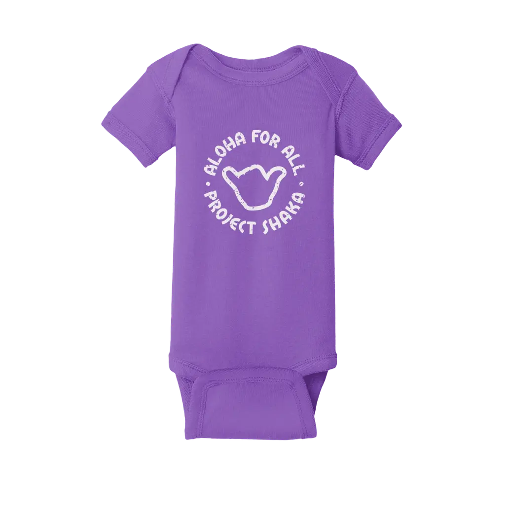 Project Shaka (White Print) Onesie