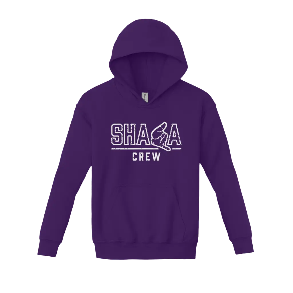 Shaka Crew (White Print) Youth Hoodie