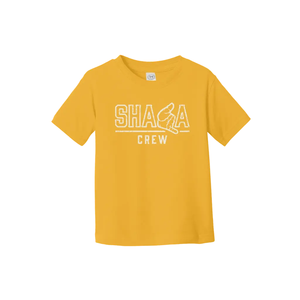 Shaka Crew (White Print) Toddler Tee