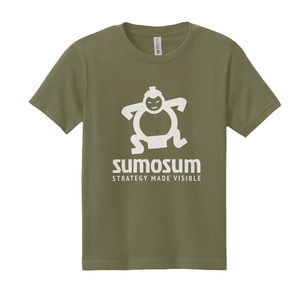 SumoSum (White Print) Youth Tee