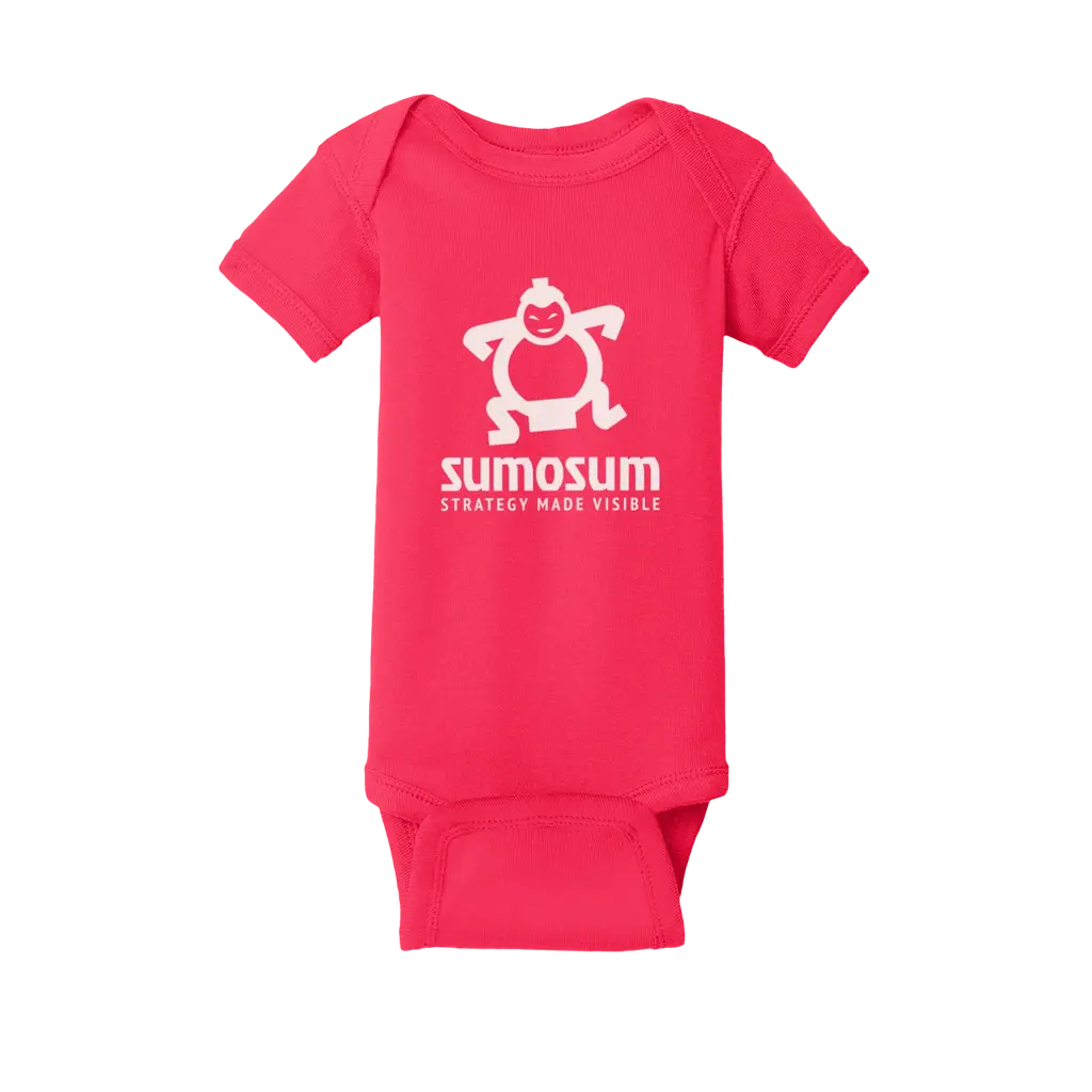 SumoSum (White Print) Onesie