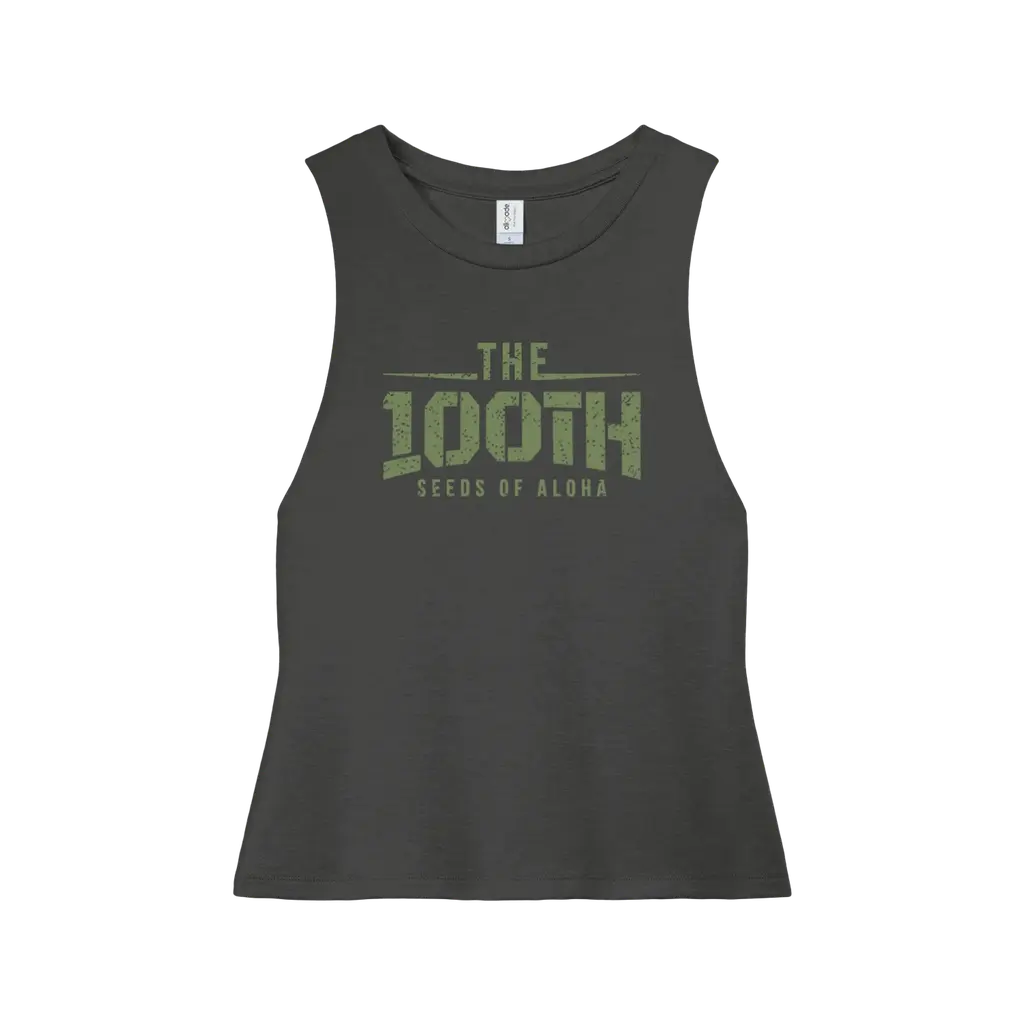 100th Film (Olive Print) Muscle Tank