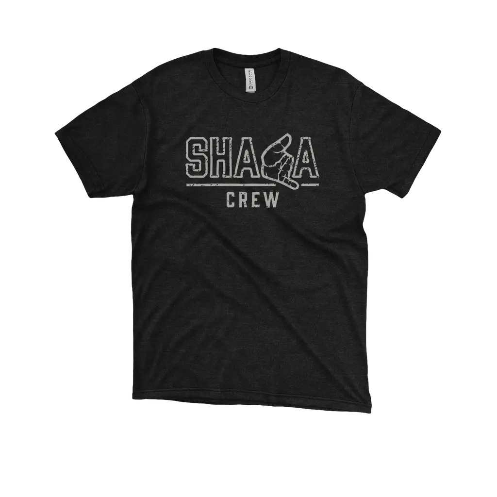 Shaka Crew (Grey Print) Triblend Tee