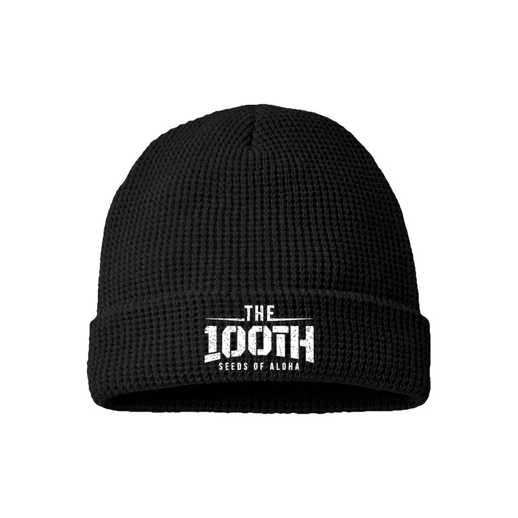 100th Film Waffle Cuffed Beanie