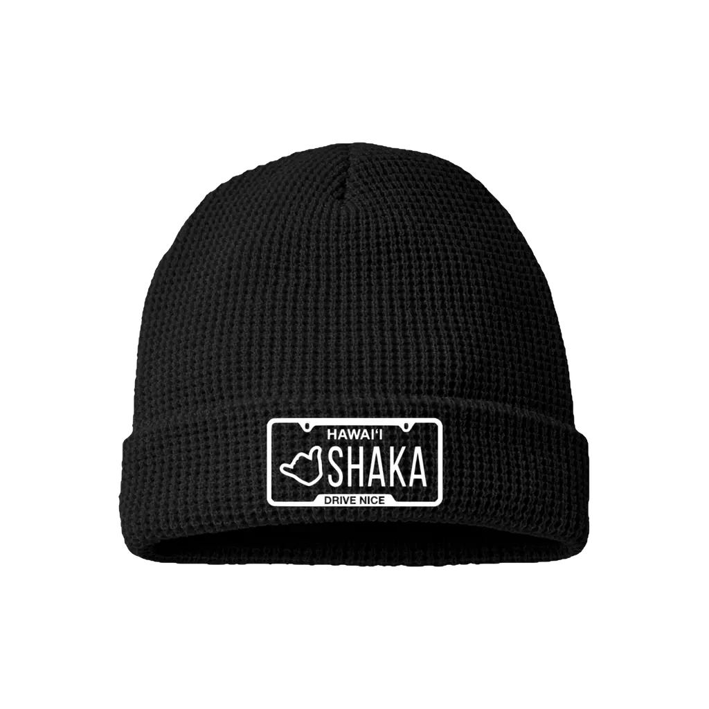 Shaka Plate Waffle Cuffed Baenie