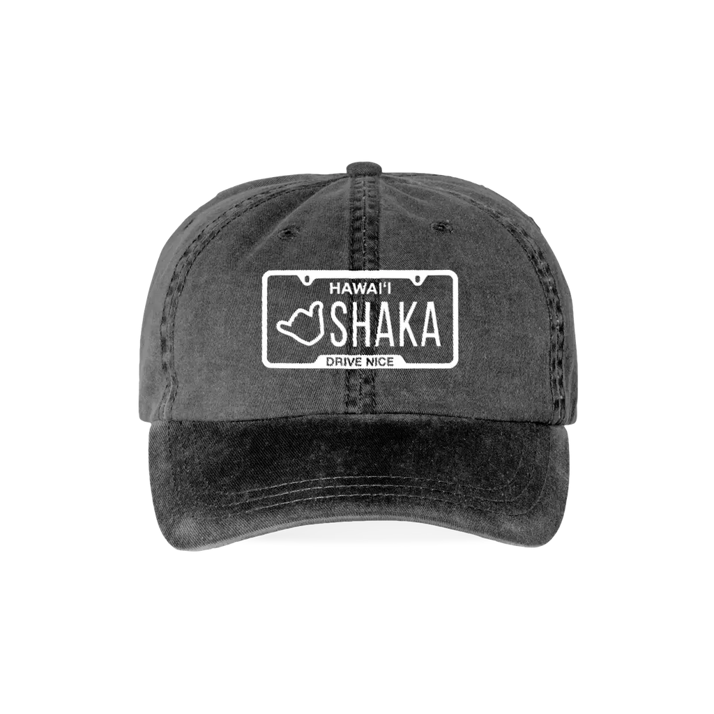 Shaka Plate Pigment Dye Baseball Cap 