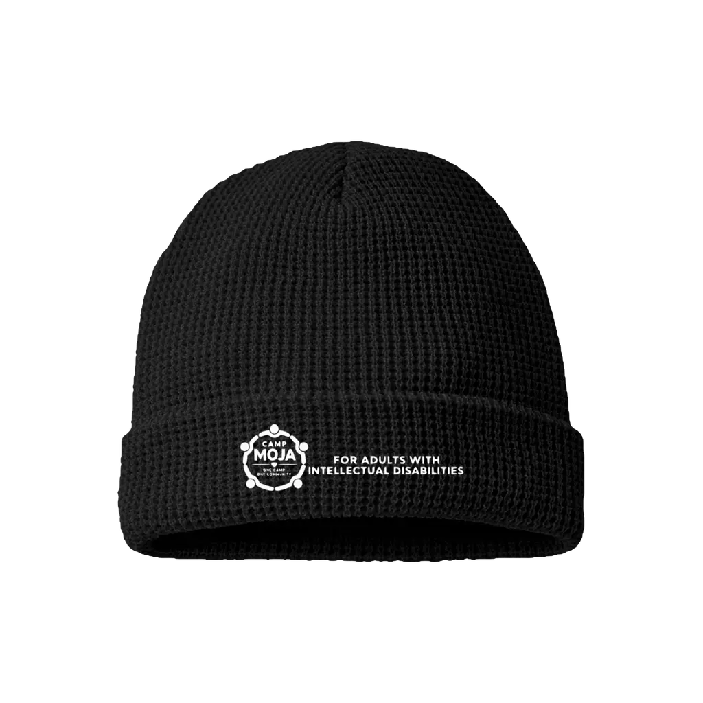 Logo- Waffle Cuffed Beanie