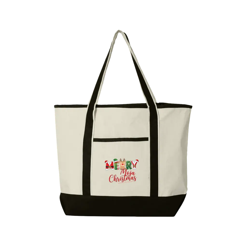 Merry Moja Christmas- Tote