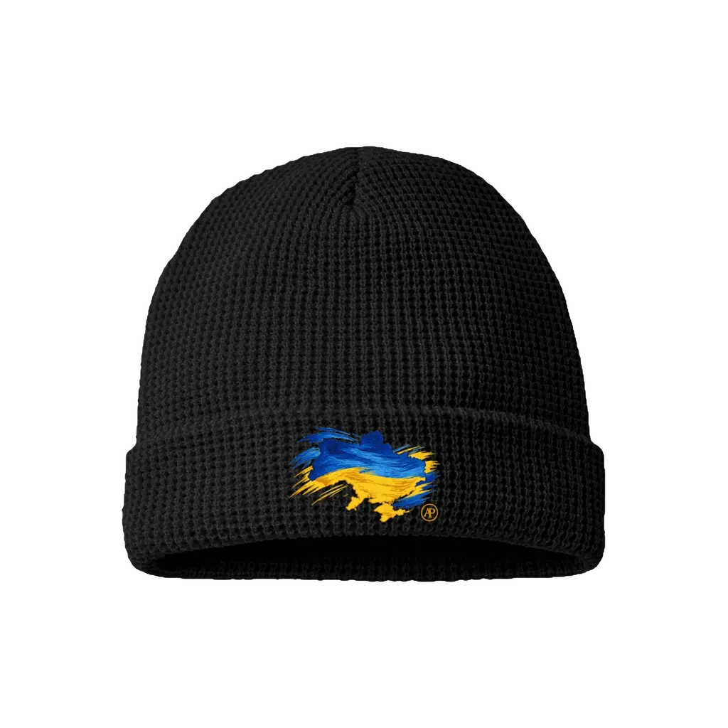 Ukraine Map Beanie 
