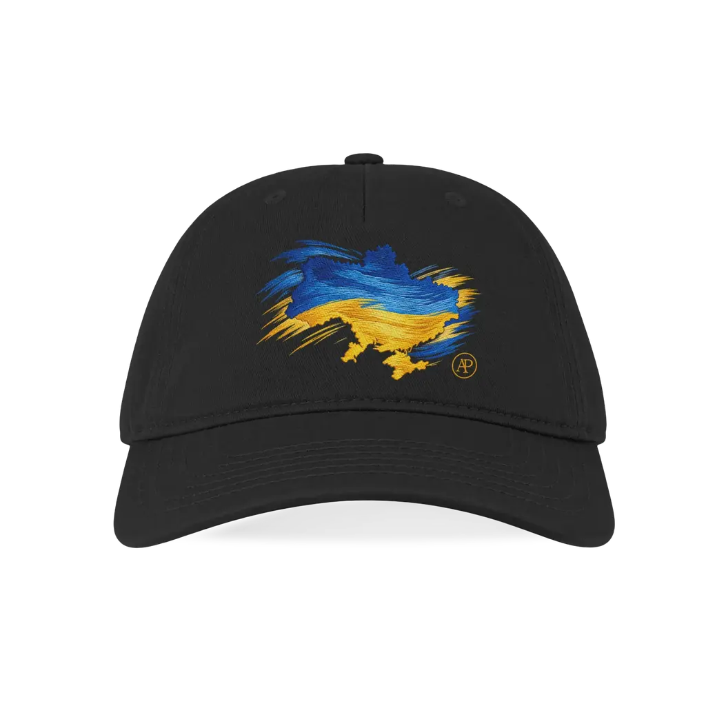 Ukraine Map Baseball Hat