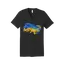 Women's Ukraine Map V- Neck T-Shirt thumbnail 4