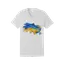Women's Ukraine Map V- Neck T-Shirt thumbnail 3
