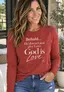 God Is Love Long Sleeve Tee thumbnail 1